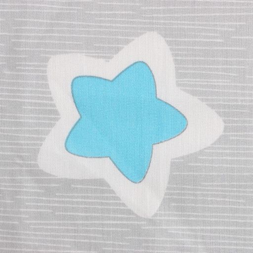 Пеленка Крошка Я Звёздочки цвет серый, 70х120 см, 100% хлопок  фото 2