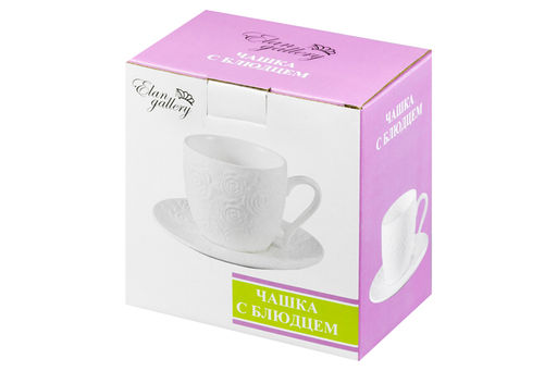 Чайн. пара 2 пр. 260 мл 14*14*8 см Розы - Elan gallery фото 11
