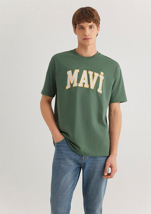 Mavi Logo Bask?l? Yesil Tisort  фото 3
