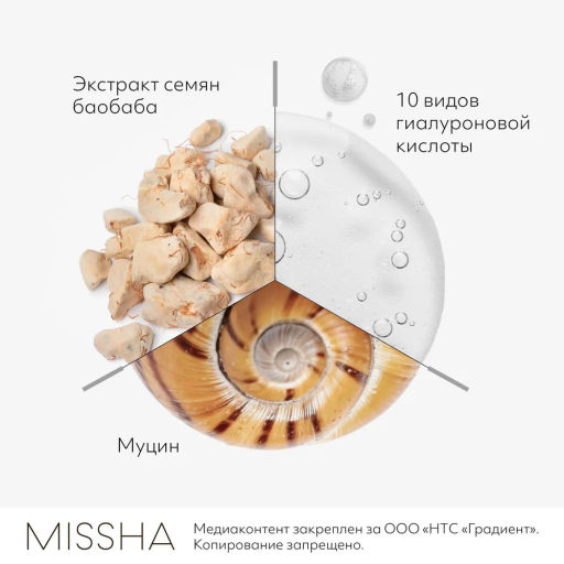 MISSHA Aqua Cell Renew Snail Пенка для умывания с секрецией улитки 100 мл  фото 4
