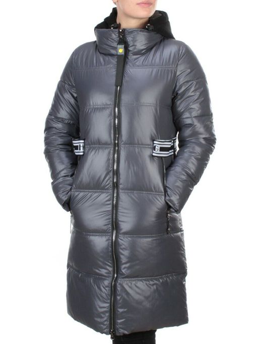 2193 DARK GREY Куртка зимняя женская AIKESDFRS (200 гр. холлофайбера) - Fashion фото 3