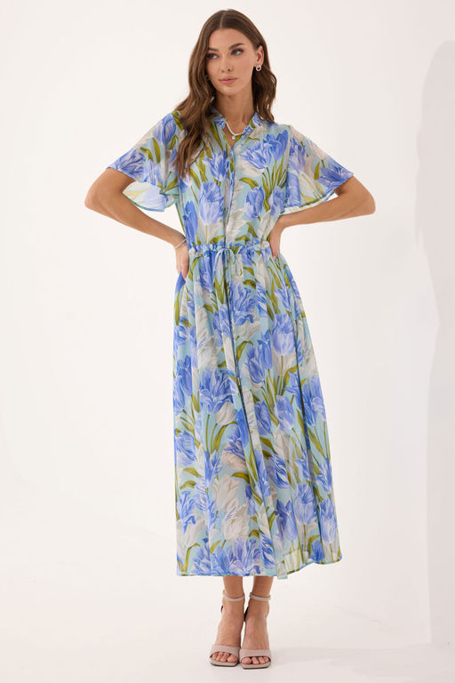 Платье LYUSHe 4062 голубой