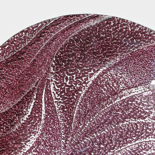 Тарелка «Драхна», d=21 см, стекло, бордовая