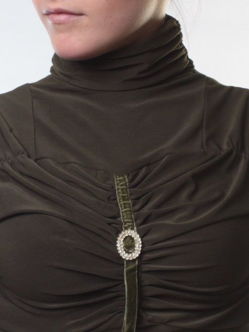 FY-265 GREEN Ветровка женская COSEEMI (65% хлопок, 35% полиэстер) - Fashion фото 3