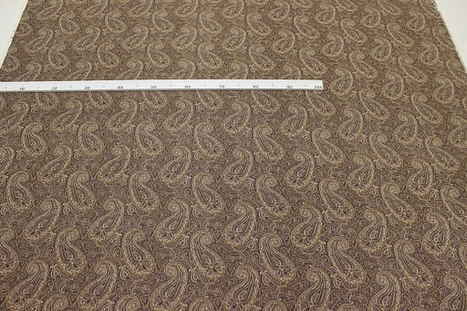 Импорт. хлопок Крупные огурцы цв.коричневый, ш.1.45м, хлопок-100%, 100гр/м.кв - Купава фото 7