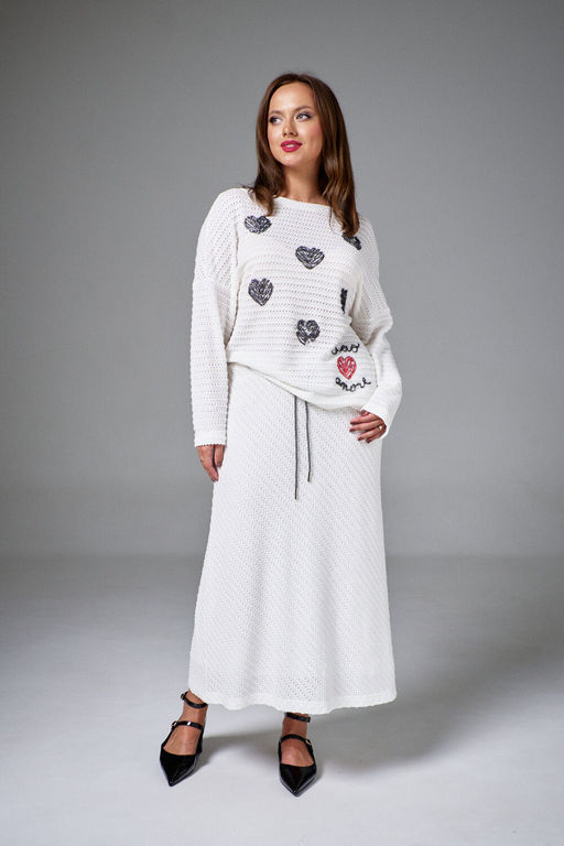 Джемпер AVE RARA 2245 экрю  фото 5