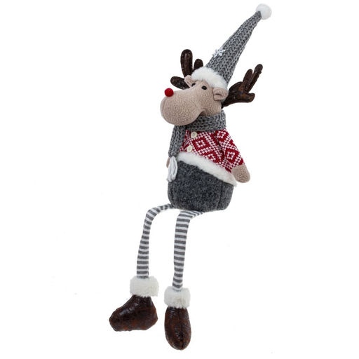 Игрушка набивная "Олень", L19 W13 H57/35 см, 2в.