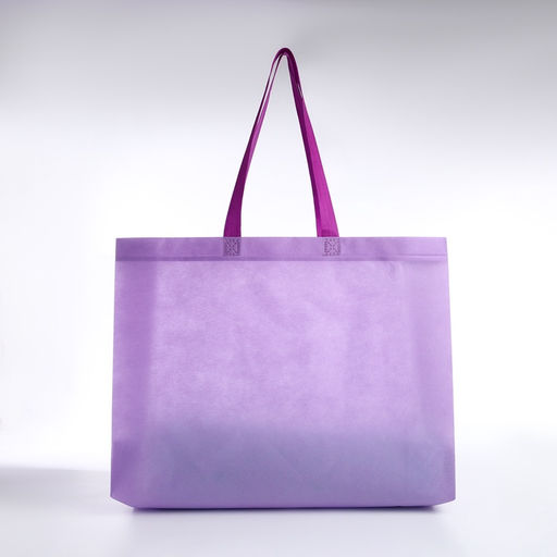 Цена за 2 шт. Сумка пляжная без застёжки, 45×12×35 см, однотонная, сиреневая