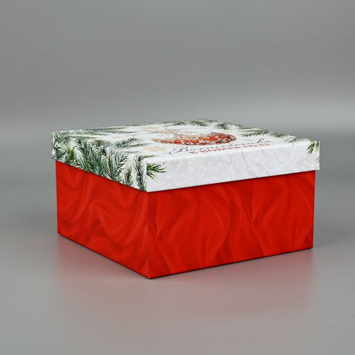 Набор подарочных коробок 3 в 1 «Счастья в Новом году», 18×18×10 – 22×22×12 см