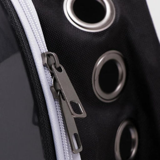 Рюкзак для переноски животных прозрачный, 31 х 28 х 42 см, чёрный - Пижон фото 7