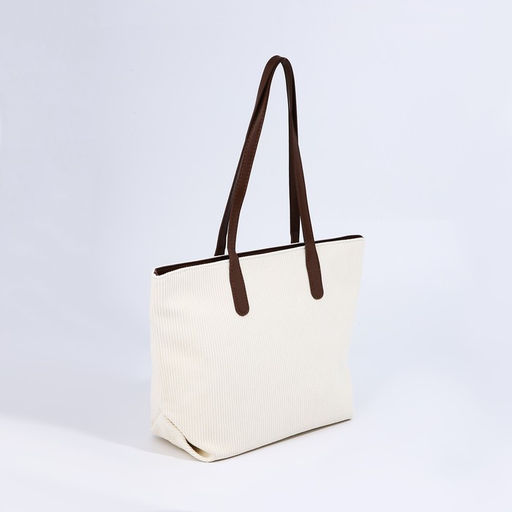 Сумка-шопер на молнии, цвет белый - Simaland фото 4