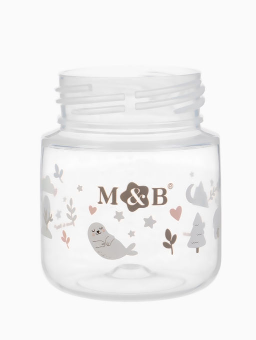Бутылочка для кормления M&B, ШГ Ø50 мм, +0мес., 120 мл., набор 2 шт. в кор.
