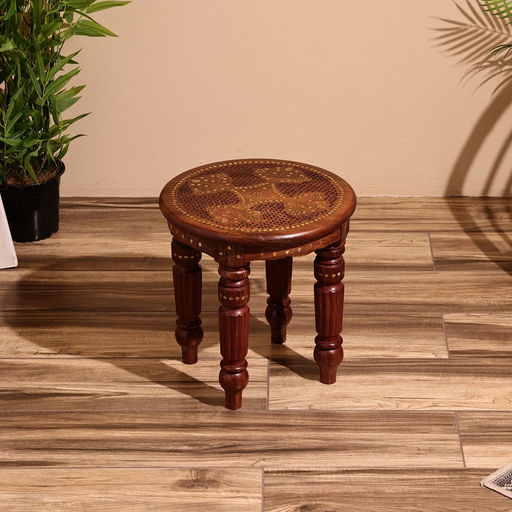 Столик кофейный, 38×38×38 см, дерево шишам