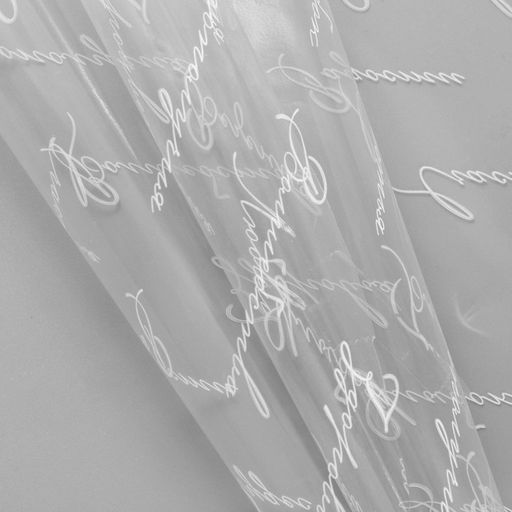 Плёнка для цветов упаковочная глянцевая «Пожелания», 1 х 5.2 м