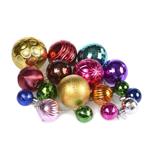 Елочные шары 50 штук СУПЕР МИКС / H013 /уп 30/ - Галеонтрейд фото 2