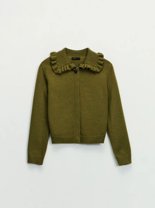 Вязаный кардиган с декоративной пуговицей / Zarina