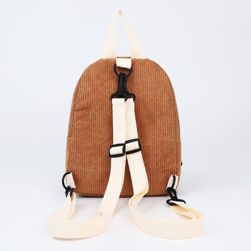 Рюкзак из текстиля ,22х24х12 см, бежевый цвет - Nazamok фото 5