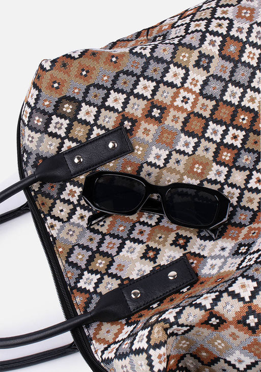 Сумка Модель №1283 | гобелен | | бежевый коричневый цветной | Фиеста | 33848 - L-craft фото 7