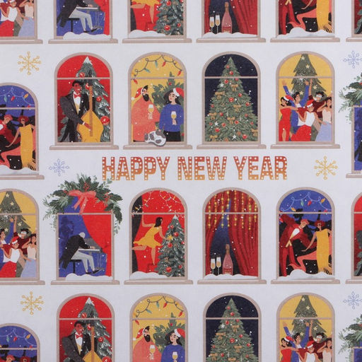 Цена за 10 шт. Бумага упаковочная крафтовая «Праздничные хлопоты», 50 х 70 см