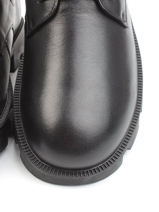 03-DYL101-D1 BLACK Полуботинки женские (натуральная кожа)