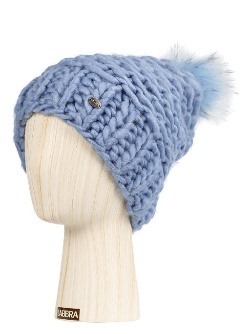 Шапка жен. акр LB-RR33003 skyblue - Labbra фото 4