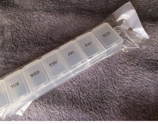 Органайзер для таблеток на неделю, большой контейнер для таблеток на 7 дней, контейнер для лекарств с витамином чехол, контейнер для таблеток для лекарственных добавок - Buro фото 3