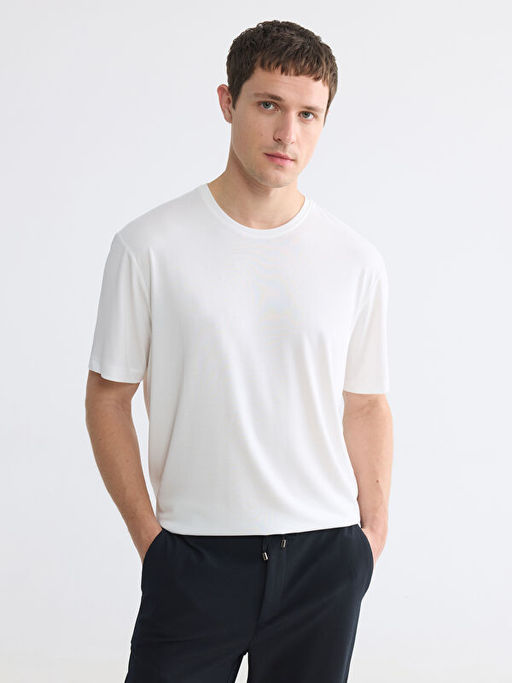 Regular Fit Modal Erkek Ti??rt