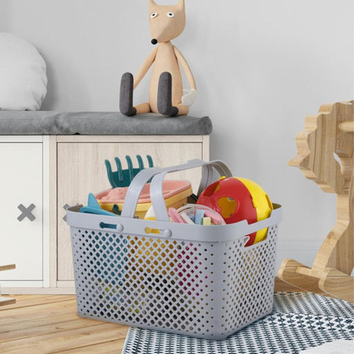 Корзина для хранения с ручками Plast Team Stockholm, 15 л арт РТ5003