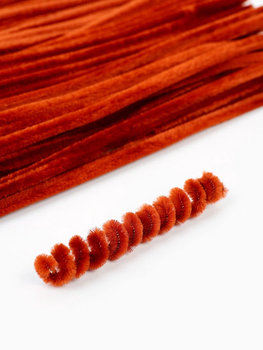 Синельная проволока, набор 100 шт., коричневая, 30 см