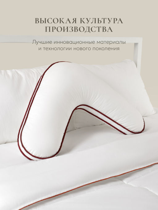 Подушка "BOOMERANG LUXURY QUALITY", 65х65х25, ЕС-5287