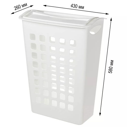 Корзина для белья узкая арт.С12554