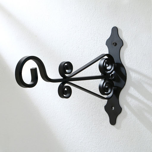 Кронштейн для кашпо кованый, 25 см, металл, чёрный - Simaland фото 7