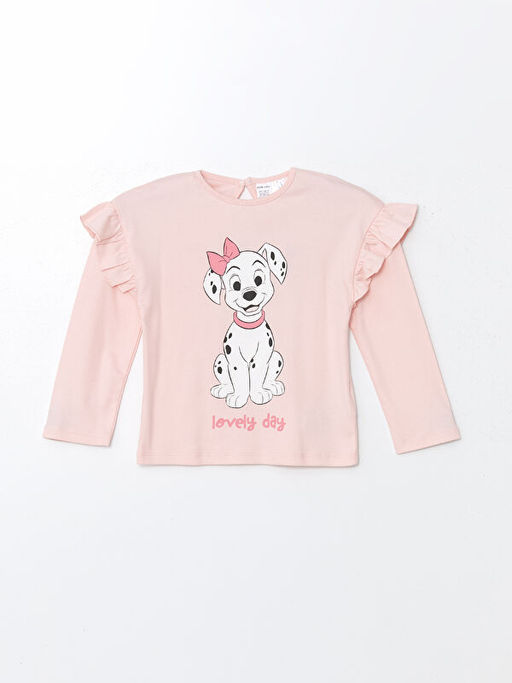 Bisiklet Yaka 101 Dalma?yal? Bask?l? K?z Bebek Pijama Tak?m - Waikiki фото 2