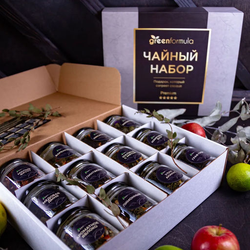 Набор из 12 банок с чаями GreenFormula  фото 13