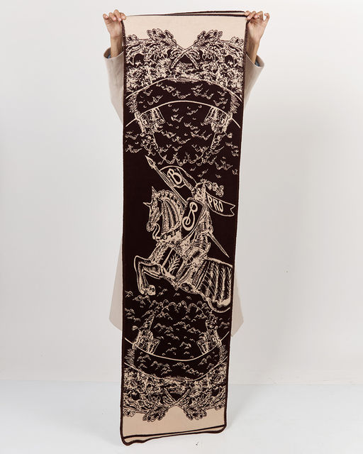 в составе ШЕРСТЬ  и КАШЕМИР Большой, мягкий, теплый  двусторонний палантин - Tantino фото 8