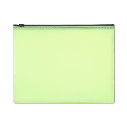 Набор папок-конверт на ZIP-молнии А4, 150 мкм, Calligrata Neon, c черной молнией, неон, 4 штуки, микс  фото 10