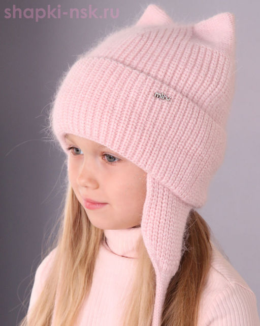 07-56-M Шапка для девочки флис (52-54)