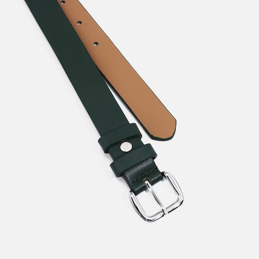 Ремень женский, ширина 2,5 см, винт, пряжка металл, цвет зелёный - Simaland фото 2