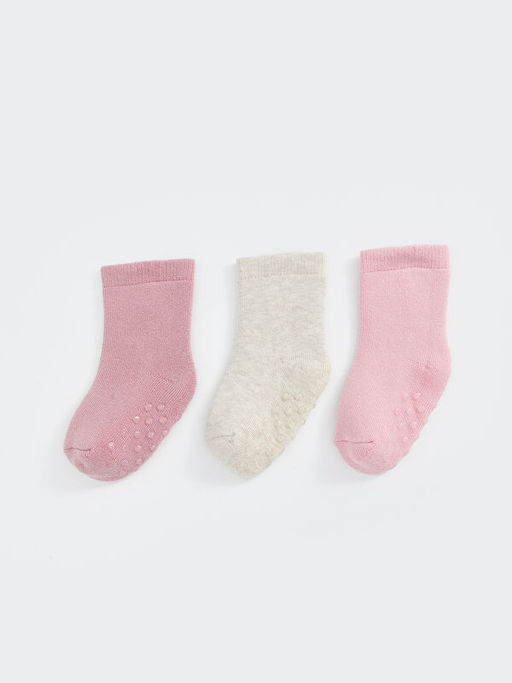 Basic K?z Bebek Soket ?orap 3l?