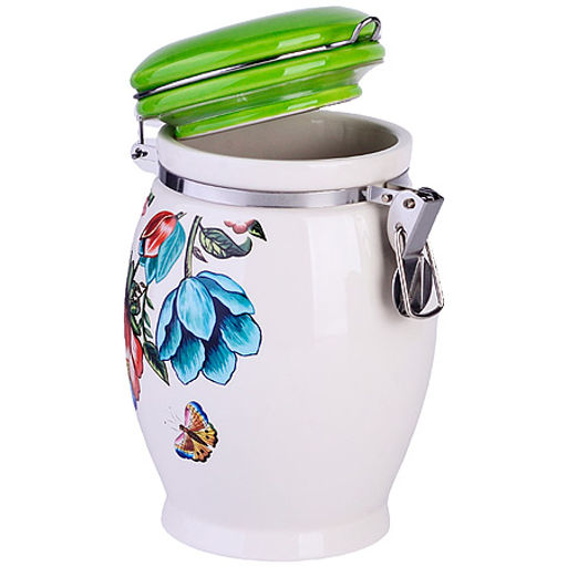 30791 Банка для сыпучих продуктов 930мл Летний букет доломит LR (х24) - Mayer&boch фото 3