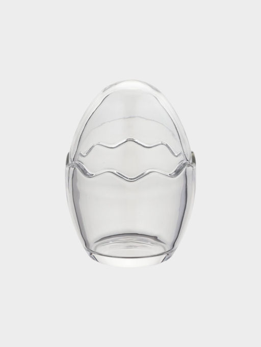 Конфетница «Яйцо», 80 мл, 6.3×9 см, стекло, прозрачная