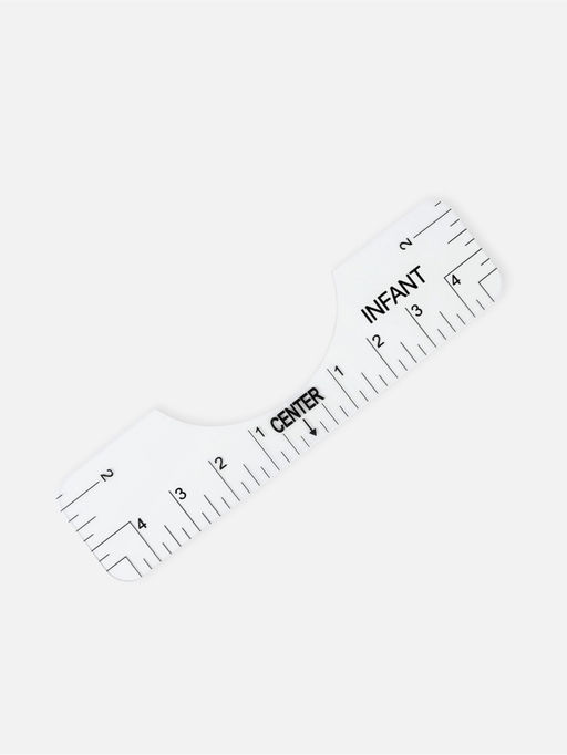 Набор линеек для раскроя горловины, 4 шт., 25.4×6.35/8.9/11.5/12.7 см