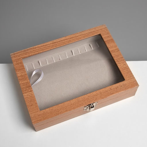 Шкатулка для украшений Amaya, 12 крючков, 20×15×4.5