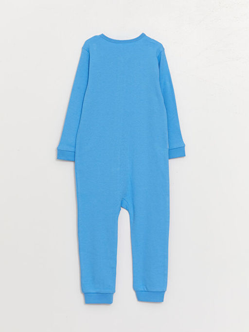 Bisiklet Yaka Uzun Kollu Erkek Bebek Tulum - Waikiki фото 2