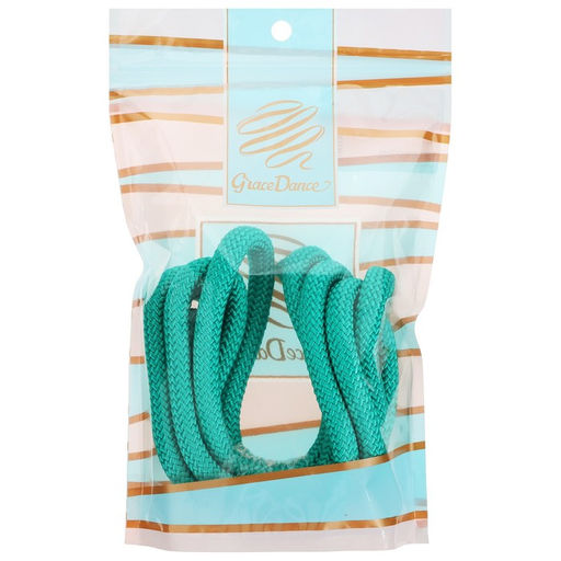 Скакалка гимнастическая утяжелённая Grace Dance, 2,5 м, 150 г, цвет зелёный  фото 9