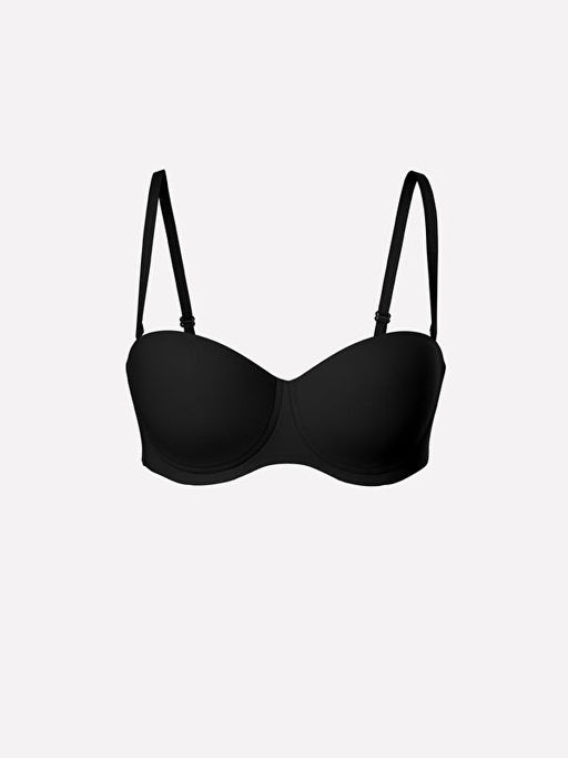 Balenli Yar?m Dolgulu D?z Straplez S?tyen