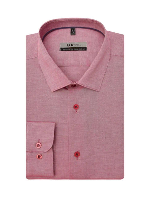 Сорочка мужская длинный рукав GREG 620/231/0963/Z/1p  фото 4