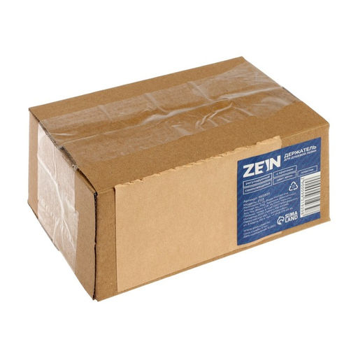 Держатель для душевой лейки ZEIN Z123, самоклеющийся, регулируемый, с крючком, хром