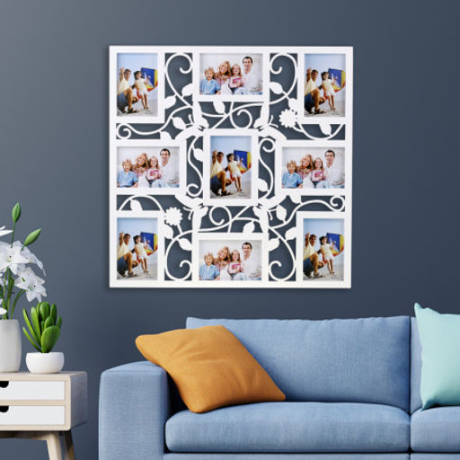 Фоторамка коллаж 53х53 см бабочка / KS808W /уп 24/9 фото белая - ГалеонТрейд фото 5