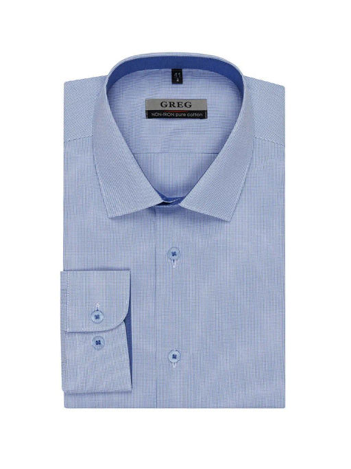 Сорочка мужская длинный рукав GREG 214/211/0022/1
